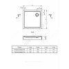 Поддон душевой акриловый квадрат Палермо 800х800х135 белый Santek 1.WH30.2.475