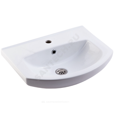 Умывальник мебельный Элеганс 50 белый Rosa (Кировская керамика)