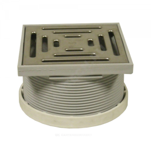 Элемент надставной для трапов с нержавеющей решёткой 138х138мм D=145мм HL HL66.9 Элемент надставной для трапов с нержавеющей решёткой 138х138мм D=145мм HL HL66.9