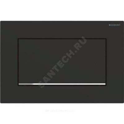 Кнопка для инсталляции Sigma 30 черный матовый лак/хром глянцевый Geberit 115.893.14.1