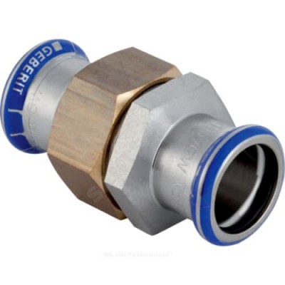 Муфта разъемная сталь нерж Дн 54 пресс Mapress Geberit 35326