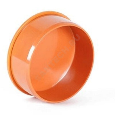 Заглушка НПВХ коричневая Дн 250 б/нап 2480198