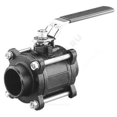 Кран шаровой сталь X3444B Ду 40 Ру63 полнопроходной Danfoss 149B12546B