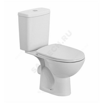 Унитаз-компакт FREJA белый нижний подвод горизонт/выпуск 2/реж дюропласт Soft close Geberit L79211000