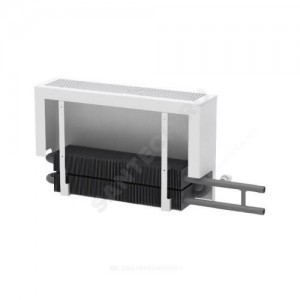 Конвектор настенный концевой Универсал ТБ-С КСК 20 (средней глубины) 2.941кВт з/у однотр с т/клапаном (пр) Danfoss 013G1813 бок/п под приварку прав ТЗПО