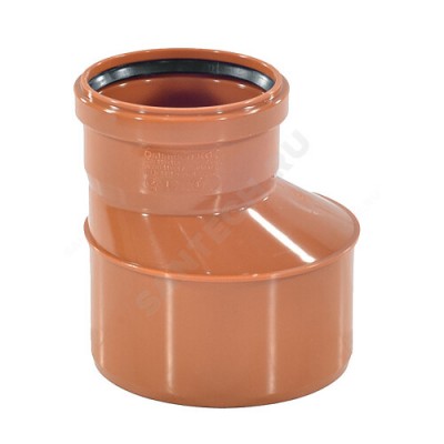 Переход НПВХ коричневый Дн 315х250 б/нап в/к KGR Ostendorf 225700