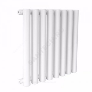 Радиатор трубчатый Гармония 1-155 12 секций с боковой подводкой ВР G 1/2" RAL 9005 (черный) матовый КЗТО