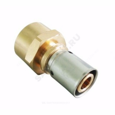 Муфта МП бронза/нерж пресс Дн 32х3,0х1" ВР Cofit P Oventrop 1512249