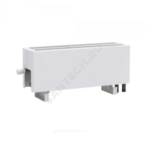 Конвектор напольный концевой КПНК-20 1.65кВт двухтр с т/клапаном (угл) Danfoss 013G2152 ниж/п НР 3/4" лев ТЗПО