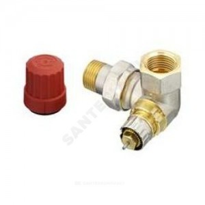 Клапан термостатический RTR-N для двухтр Ду 15 Ру10 угловой трёхосевой ВР клипс RTR (RA) лев Danfoss 013G7022