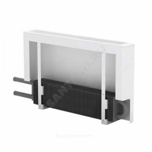 Конвектор настенный концевой Универсал ТБ КСК 20 (малой глубины) 0.655кВт с воздухоотводчиком КлМ бок/п под приварку ТЗПО