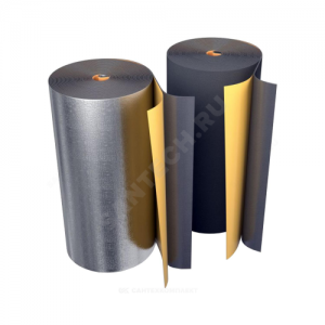 Рулон вспененный полиэтилен BLACK STAR DUCT 8/1,0-12 Тмакс=95°C самоклеящийся чёрный Energoflex EFXR08112BSDUC