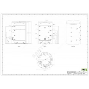 Буфер накопительный 2000 л HF 2000/R C Reflex 7843100
