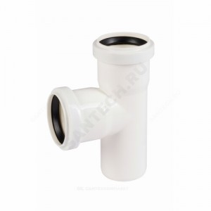 Тройник PP-H белый HT HTEAw Дн 32х32х87гр б/нап в/к Ostendorf 559660