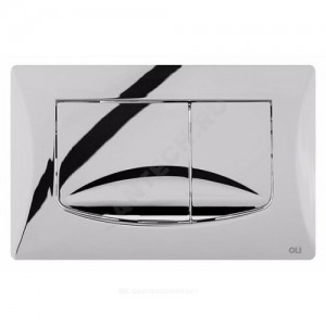 Инсталляция для подвесного унитаза Oli 80 Sanitarblock с кнопкой смыва River хром глянцевый OLI 300572mRi00