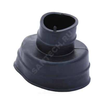 Манжета ступенчатая черная 40x70мм для присоединения бачка и смывного крана КРС к унитазу Симтек 1-0024