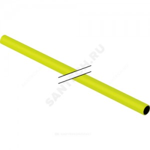 Труба сталь нерж с полимерным покрытием CrNiMo 1.4401/AISI 316 Дн 15х1 для газоснабжения L=6м Mapress Geberit 39112