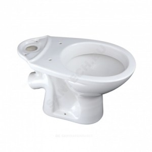 Унитаз без бачка Универсал белый косой выпуск без комплекта Лобненский стройфарфор .