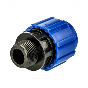 Муфта компрессионная ПЭ НР Дн 20х3/4" ТПК-АКВА 53002034