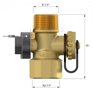 Соединение Flexcontrol 3/4 M для расширительного бака Flamco 28925