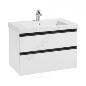 Тумба под умывальник 80 Domi белый глянец Roca 857536806