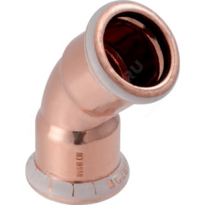 Отвод медь 45гр Дн 42 пресс Mapress Geberit 60607