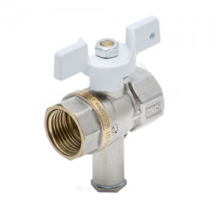 Кран латунный шаровой 1126 для термодатчика Ду 15 ВР Aquasfera 1126-01