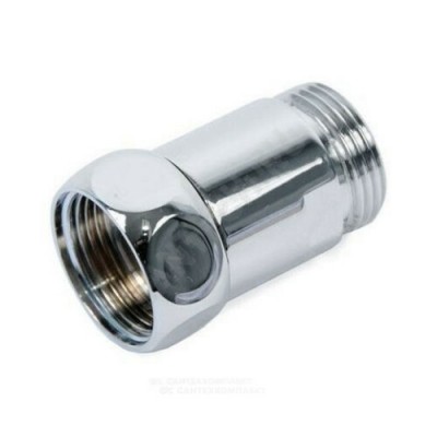 Соединитель для полотенцесушителя латунь Ду 25 (1") НР/нак/гайка прямой хром Терминус 4620768888625