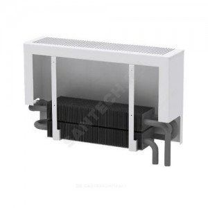 Конвектор настенный концевой Универсал ТБ-С НП КСК 20 (средней глубины) 1.961кВт двухтр с т/клапаном (угл) Danfoss 013G2152 ниж/п ВР 1/2" прав ТЗПО