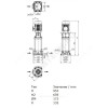 Насос многоступенчатый вертикальный HELIX FIRST V 208-5/25/E/S/400-50 PN25 3х400В/50 Гц Wilo 4201036