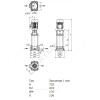 Насос многоступенчатый вертикальный HELIX FIRST V 208-5/25/E/S/400-50 PN25 3х400В/50 Гц Wilo 4201036