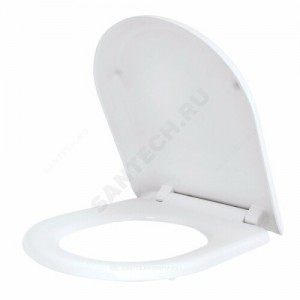 Сиденье для унитаза Вест белое полипропилен Santeri 1.8801.8.S00.20B.0