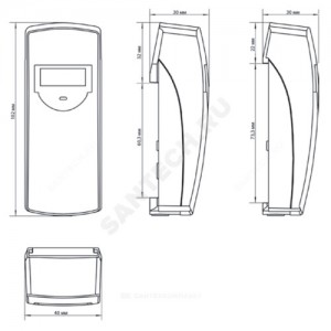 Счетчик-распределитель GE700 радиаторный визуал Giacomini GE700Y022