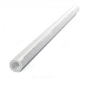 Труба PP-RGF белая арм стекловолокном Дн 90х12,3 Ру20 SDR7,4 Т<95С L=4м RTP (РосТурПласт) 15669