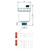 Воздухоотводчик автоматический латунь 502 Ду 20 Ру10 G3/4" НР прямой OR 0502.020