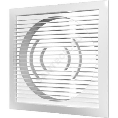 Решетка вентиляционная пластик 150х150/D 100 Эра 1515РС10Ф