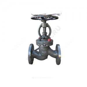 Клапан запорный сталь 15с22нж Ду 32 Ру40 Тмакс=425 оС фл Россия