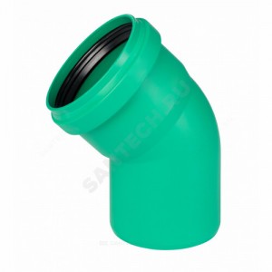 Отвод PP-MD зелёный KG2000 KG2000B Дн 110х45гр б/нап в/к Ostendorf 771320 Отвод PP-MD зелёный KG2000 KG2000B Дн 110х45гр б/нап в/к Ostendorf 771320