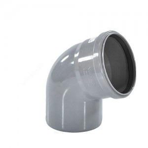 Отвод PP-H серый Дн 50х67гр б/нап в/к VALFEX 20132050 Отвод PP-H серый Дн 50х67гр б/нап в/к VALFEX 20132050