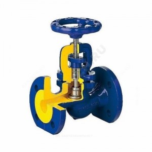 Клапан запорный сталь 215F Ду 80 Ру40 Тмакс=400 оС фл со штурвалом сильфонный Zetkama 215F080E71