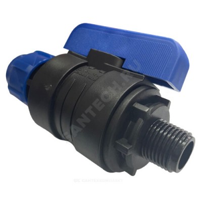 Кран шаровой компрессионный НР Дн 32х1" Ру16 VALFEX 1210012632100