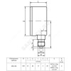 Манометр МП-100 радиальный Дк100мм 0-40 МПа G1/2" ЗАВОД ТЕПЛОТЕХНИЧЕСКИХ ПРИБОРОВ