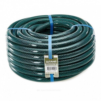 Шланг поливочный армированный ПВХ Дв 16 (5/8") бухта 25м ВОЕННЫЙ Гидроагрегат Р1-00005656