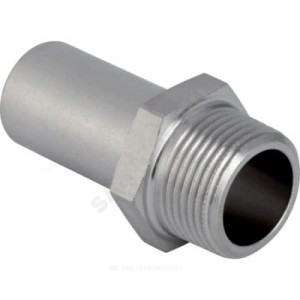 Переход сталь нерж Дн 54х2" труба/НР Mapress Geberit 31940