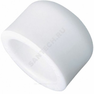 Заглушка (пробка) PP-R белая внутренняя пайка Дн 75 VALFEX 10162075