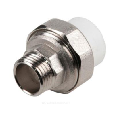 Муфта PP-R комбинированная разъемная белая НР Дн 40х1 1/2" VALFEX 10156140