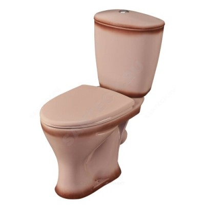 Унитаз-компакт Версия декор беж нижний подвод косой выпуск 1/реж полипропилен Santeri 1.P401.5.S07.00B.F