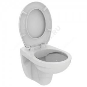 Унитаз подвесной EUROVIT дюропласт микролифт Rimless Ideal Standard K881201