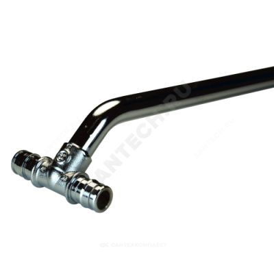 Тройник для подключения радиатора латунь Дн 20х15х20 L=200мм GX158 Giacomini GX158X014