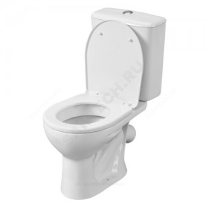 Унитаз-компакт Орион белый нижний подвод косой выпуск 1/реж полипропилен Santeri 1.P400.8.S00.00B.F